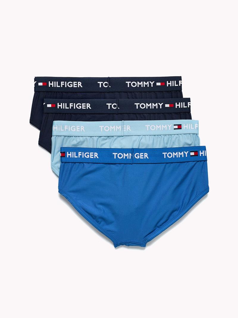 Férfi Tommy Hilfiger Everyday microfiber brief 4pk Briefs Kék Színes | HU 1332YXF